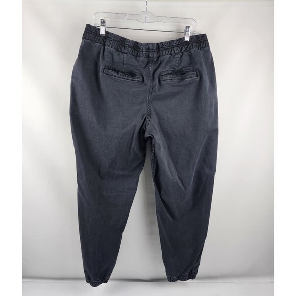 Lularoe Jeans Womens 34 Black Wide Leg Tapered Joggers L-162152 (36x28) - Picture 7 of 9